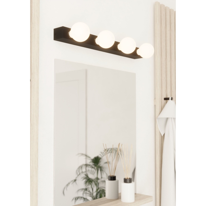 Eglo – Wandleuchte 4xE27/40W/230V schwarz