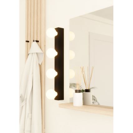 Eglo – Wandleuchte 4xE27/40W/230V schwarz