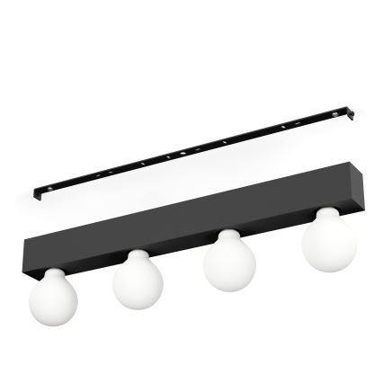 Eglo – Wandleuchte 4xE27/40W/230V schwarz