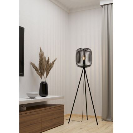 Eglo - Stehlampe 1xE27/40W/230V schwarz