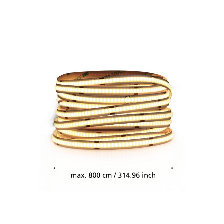 Eglo - LED-Streifen 8m LED/64W/24/230V 3000K