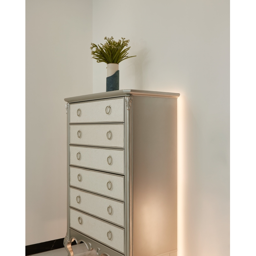 Eglo - Dimmbarer LED-Streifen 8m COB STRIPE LED/52,8W/24/230V 2700-6500K + Fernbedienung