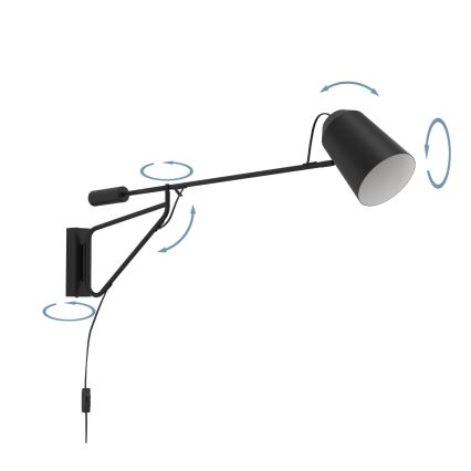 Eglo - Wandleuchte 1xE27/28W/230V