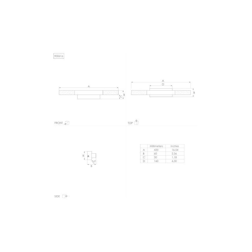 Eglo - LED Badezimmer-Spiegelleuchte LED/8,9W/230V IP44