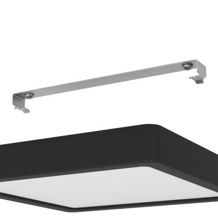Eglo - LED-Deckenleuchte für Badezimmer LED/17W/230V IP44 schwarz 21x21 cm