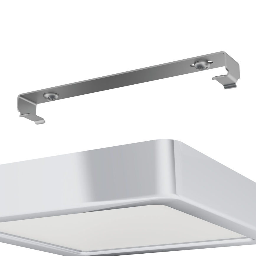 Eglo - LED-Badezimmer-Deckenleuchte LED/11W/230V IP44, Chrom glänzend, 16x16 cm