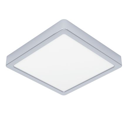 Eglo - LED Badezimmer-Deckenleuchte LED/17W/230V IP44 glänzender Chrom 21x21 cm
