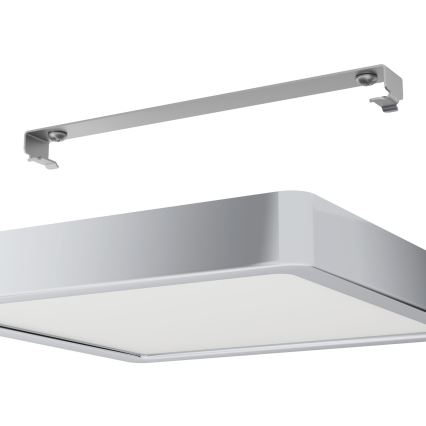 Eglo - LED Badezimmer-Deckenleuchte LED/17W/230V IP44 glänzender Chrom 21x21 cm