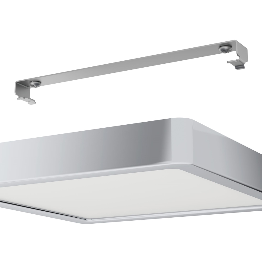 Eglo - LED Badezimmer-Deckenleuchte LED/17W/230V IP44 glänzender Chrom 21x21 cm
