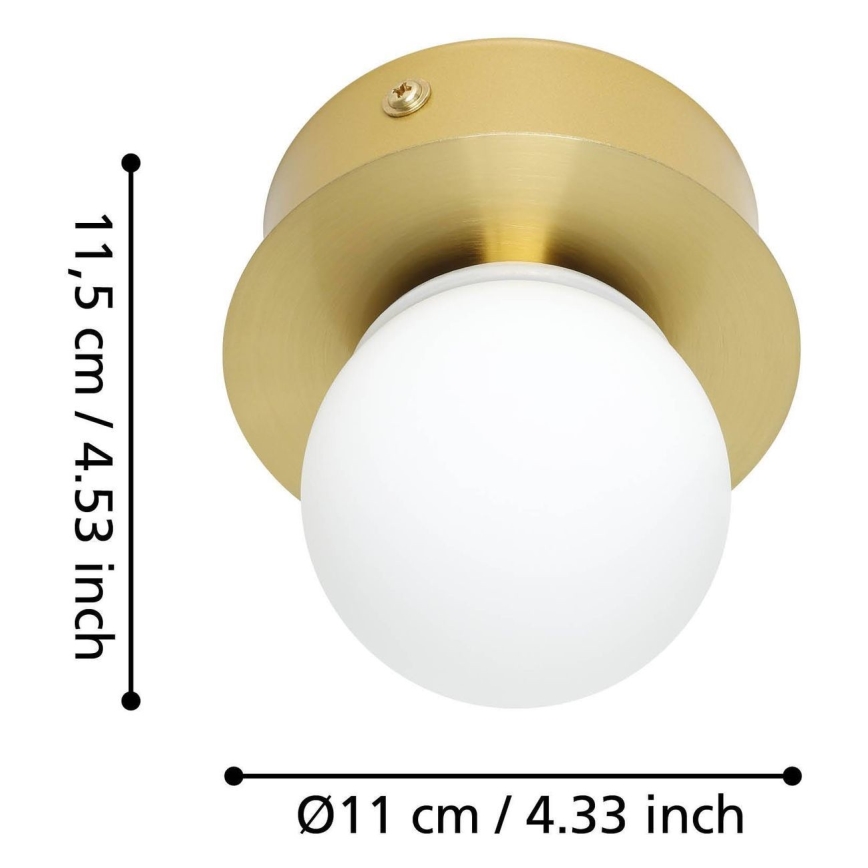 Eglo - LED-Deckenleuchte für Badezimmer LED/3,3W/230V IP44 golden