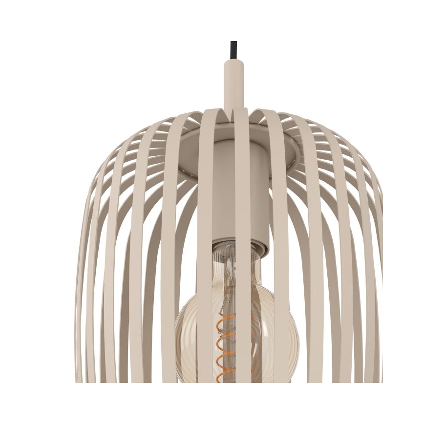 Eglo - Hängeleuchte an Schnur 3xE27/40W/230V beige