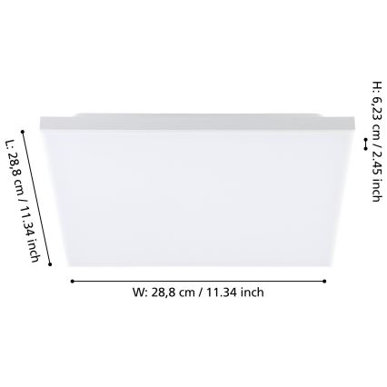 Eglo - LED-Deckenleuchte LED/10,8W/230V