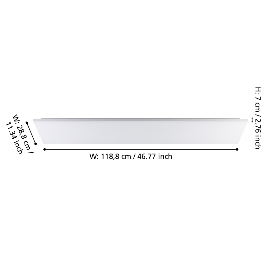 Eglo - LED Deckenleuchte LED/32W/230V