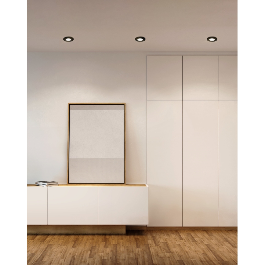 Eglo - SET 3x LED Badezimmer-Einbauleuchte PINEDA LED/4,9W/230V IP44