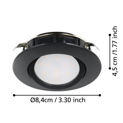 Eglo - LED dimmbares Einbauleuchten LED/5,5W/230V