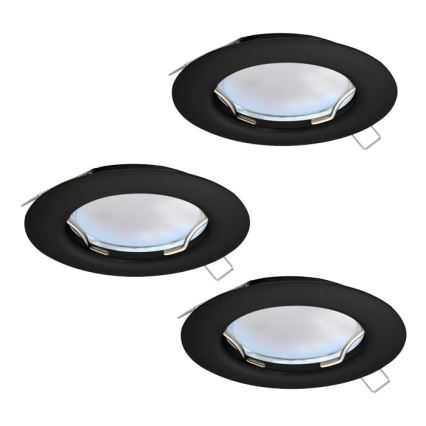 Eglo - SET 3x LED Einbauleuchte PENETO 1xGU10/2,8W/230V