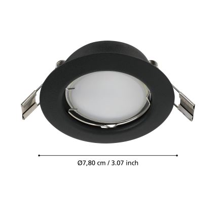 Eglo - SET 3x LED Einbauleuchte PENETO 1xGU10/2,8W/230V