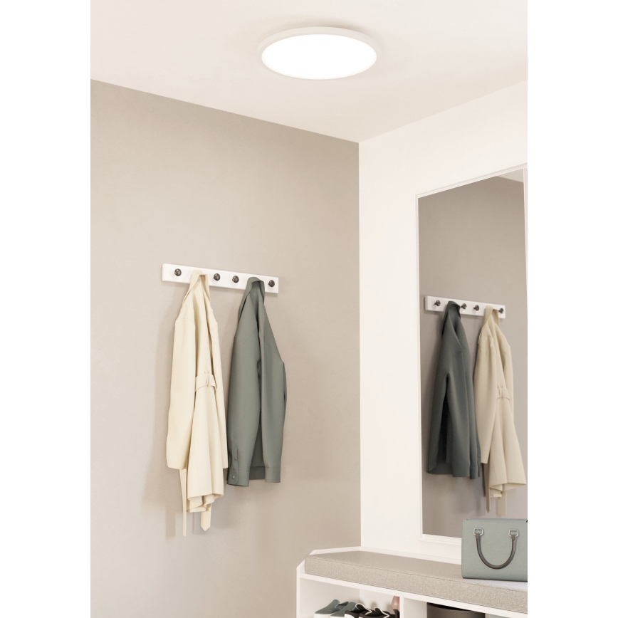 Eglo - Dimmbare LED-Deckenleuchte LED/33,5W/230V d 45 cm weiß