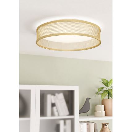 Eglo - LED-Deckenleuchte LED/20W/230V golden