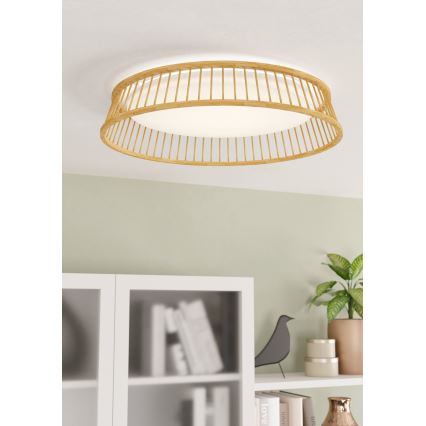 Eglo - LED-Deckenleuchte LED/20W/230V braun