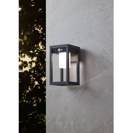 Eglo - LED Solar-Wandleuchte mit Sensor LED/3,7W/3,7V 2000 mAh IP44