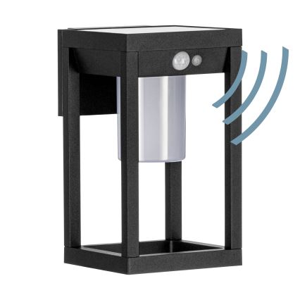 Eglo - LED Solar-Wandleuchte mit Sensor LED/3,7W/3,7V 2000 mAh IP44