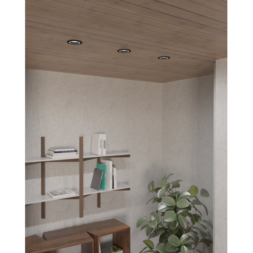 Eglo - Deckenleuchte 1xGU10/35W/230V Anthrazit