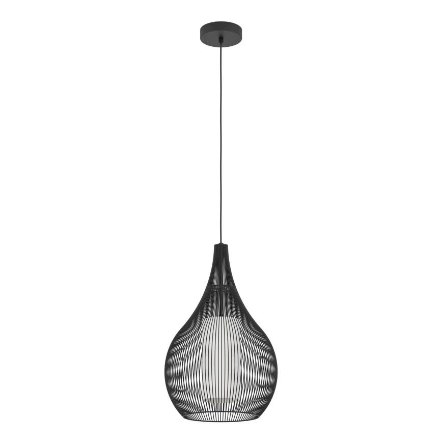 Eglo - Hängeleuchte an Schnur 1xE27/40W/230V schwarz
