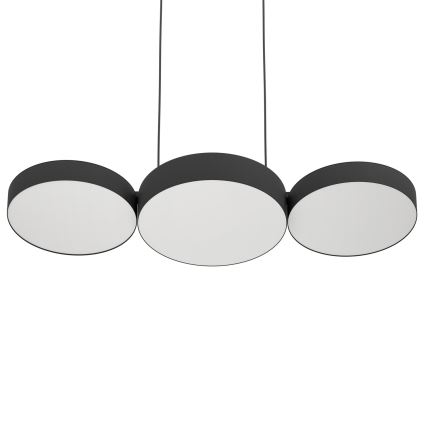 Eglo - Dimmbare LED-RGBW-Hängeleuchte an Schnur 3xLED/7,5W/230V 2700-6500K schwarz