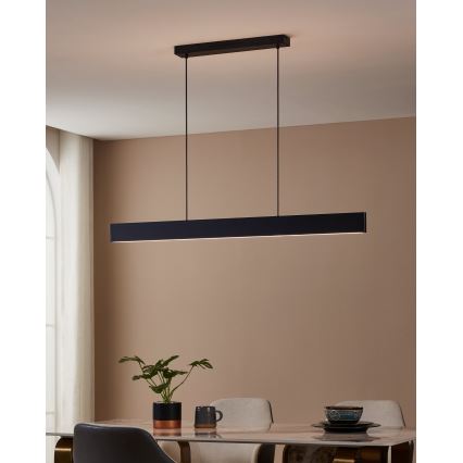 Eglo - Dimmbare LED-RGBW-Hängeleuchte an Schnur LED/38W/230V 2700-6500K schwarz