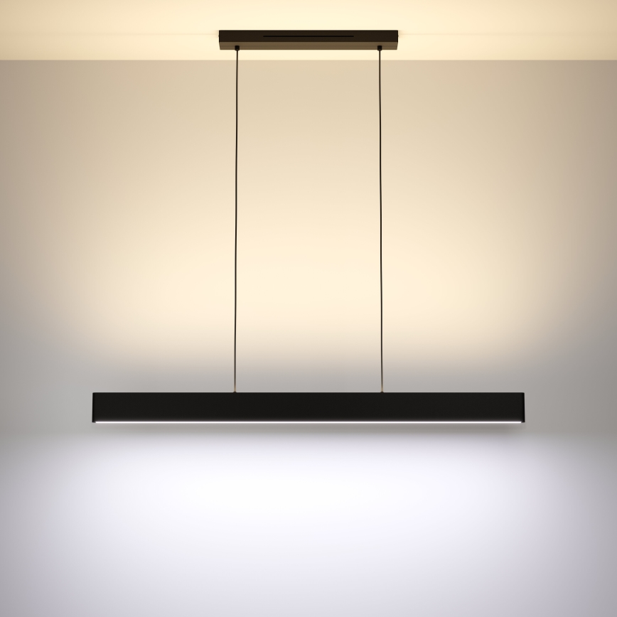 Eglo - Dimmbare LED-RGBW-Hängeleuchte an Schnur LED/38W/230V 2700-6500K schwarz