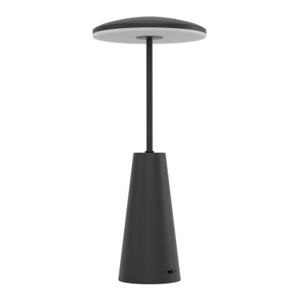 Eglo - Dimmbare LED-Außenleuchte mit Touch-Funktion  LED/2,8W/5V 2400K/3000K/4000K 5200 mAh IP54 schwarz