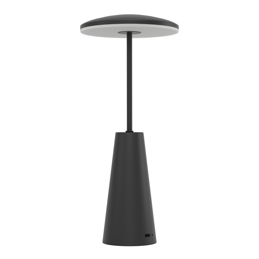 Eglo - Dimmbare LED-Außenleuchte mit Touch-Funktion  LED/2,8W/5V 2400K/3000K/4000K 5200 mAh IP54 schwarz