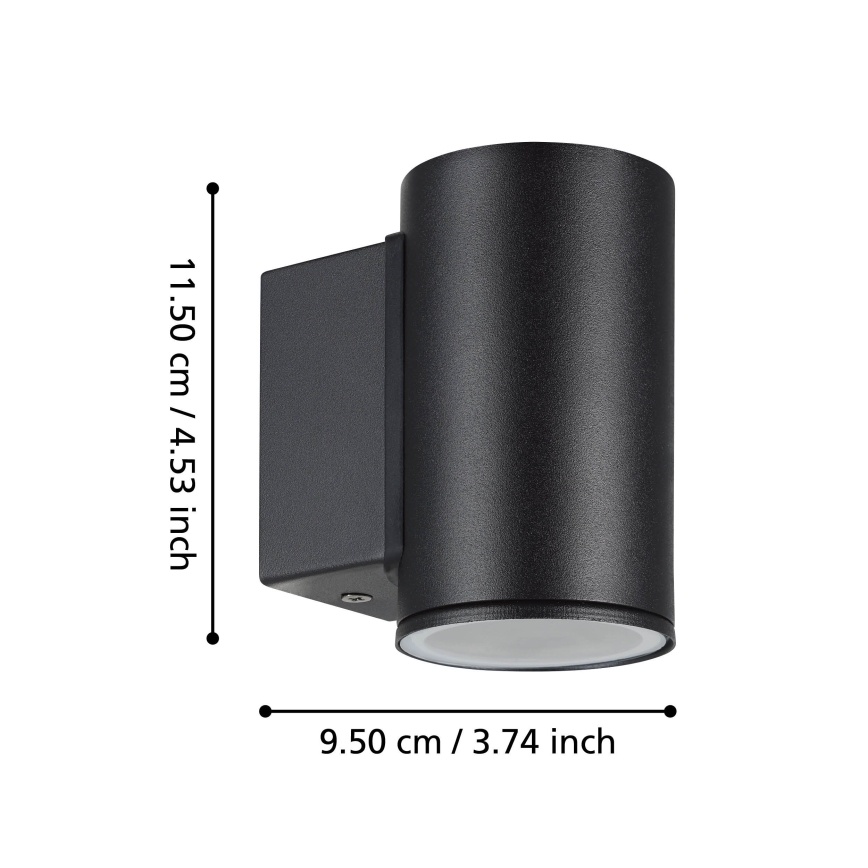 Eglo - LED-Wandleuchte für den Außenbereich 1xGU10/2,8W/230V IP44