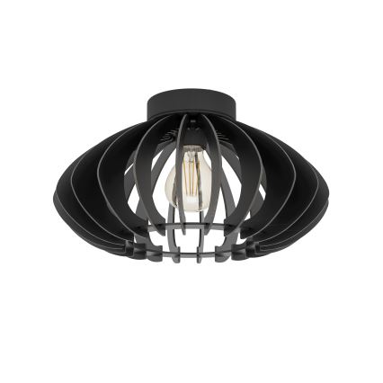 Eglo - Deckenleuchte 1xE27/40W/230V d 38 cm schwarz