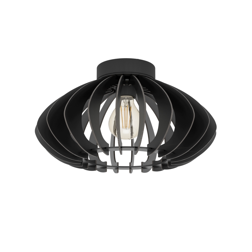 Eglo - Deckenleuchte 1xE27/40W/230V d 38 cm schwarz