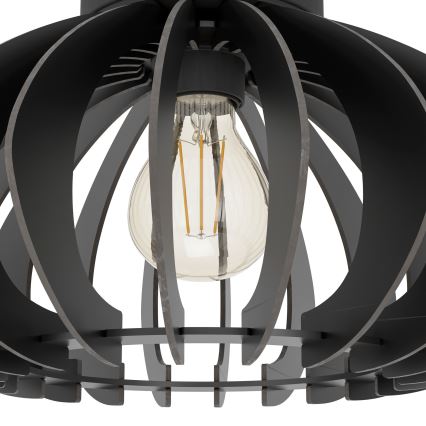 Eglo - Deckenleuchte 1xE27/40W/230V d 45 cm schwarz