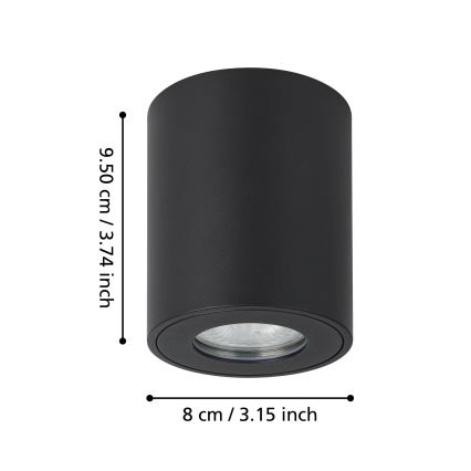 Eglo - Außenstrahler 1xGU10/5W/230V d 8 cm IP44