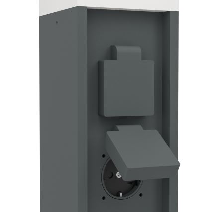 Eglo - Außenleuchte mit 2 Fassungen 1xE27/25W/230V IP54 Anthrazit