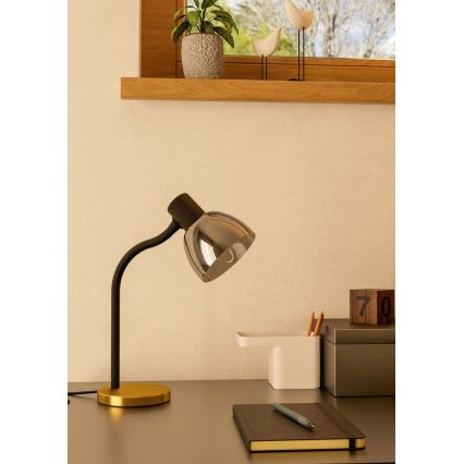 Eglo - Tischleuchte 1xE14/25W/230V golden/schwarz