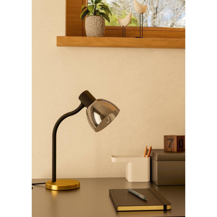 Eglo - Tischleuchte 1xE14/25W/230V golden/schwarz