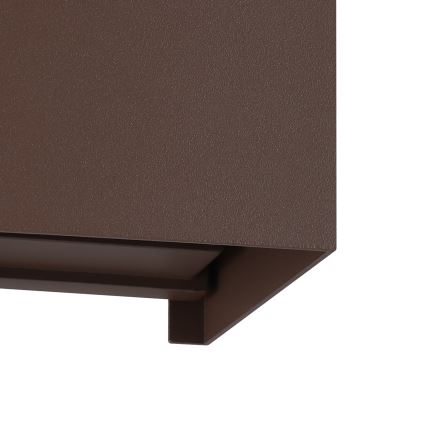 Eglo - LED-Wandleuchte für den Außenbereich 2xLED/2,8W/230V IP54 braun