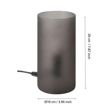 Eglo - Tischleuchte 1xE14/40W/230V schwarz
