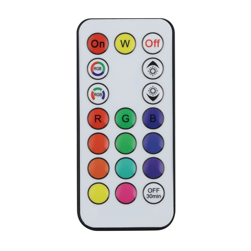 Eglo - LED RGBW dimmbare Solarlampe LED/3W/4,5V IP44 schwarz + Fernbedienung