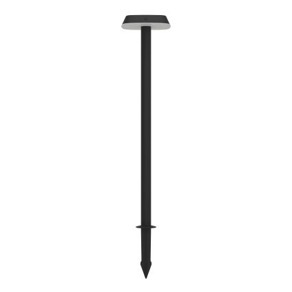 Eglo - LED Solarleuchte mit Sensor LED/8,5W/3,7V 2200 mAh IP44 schwarz