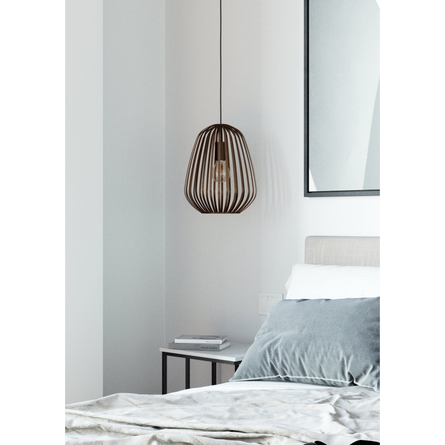 Eglo - Hängeleuchte mit Kabel 1xE27/40W/230V bronzefarben