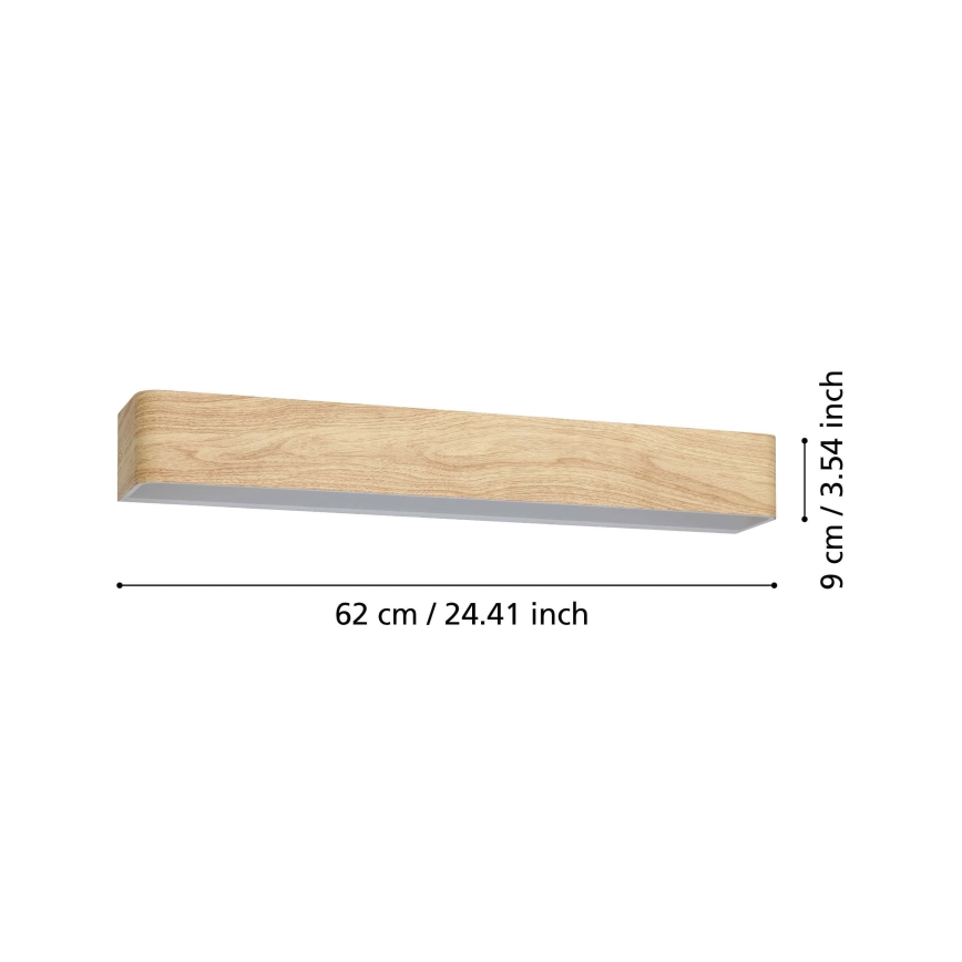 Eglo - LED-Wandleuchte für Badezimmer LED/26,5W/230V 3000K IP44 beige