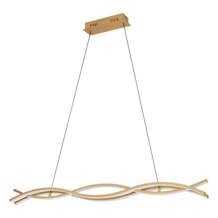 Eglo - LED-Pendelleuchte an Kabel LED/35W/230V goldfarben