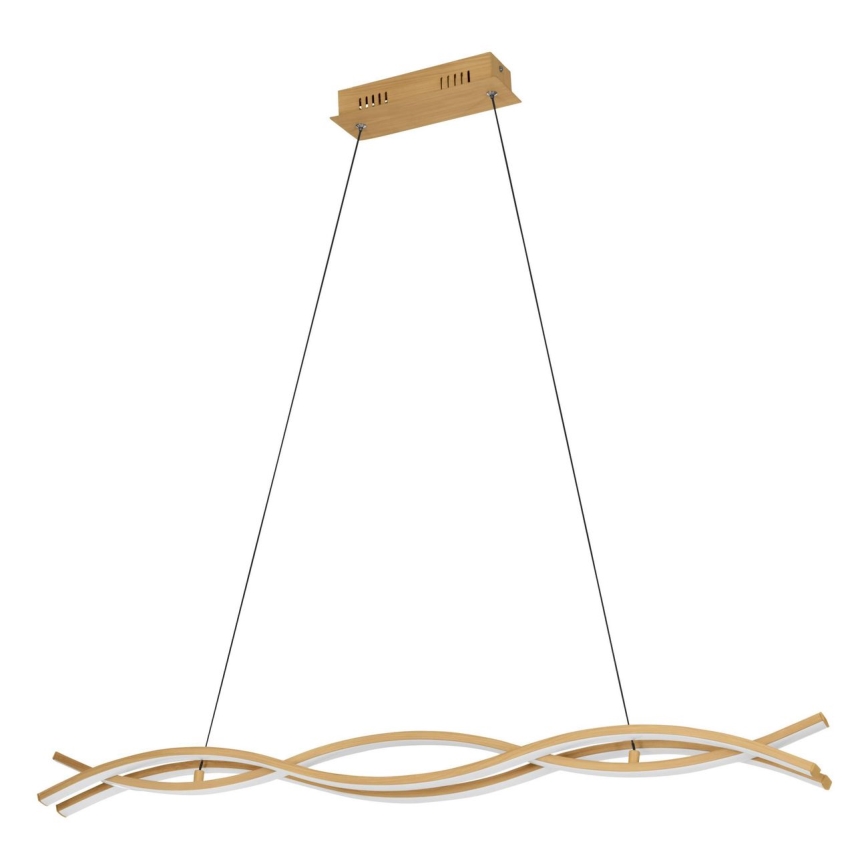 Eglo - LED-Pendelleuchte an Kabel LED/35W/230V goldfarben
