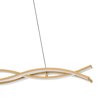 Eglo - LED-Pendelleuchte an Kabel LED/35W/230V goldfarben